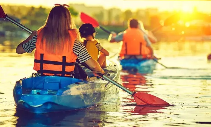 1-Hour self-guide canoe trip along the Knysna Lagoon