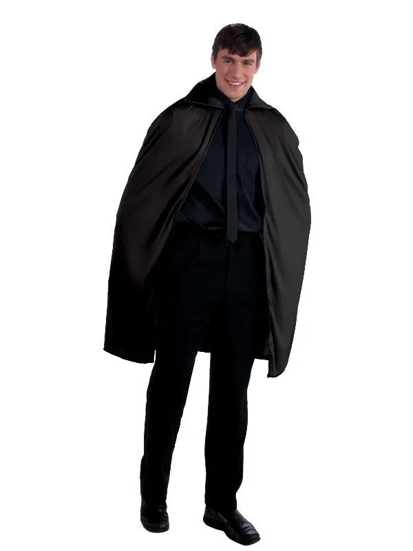 114cm Adult Black Cape