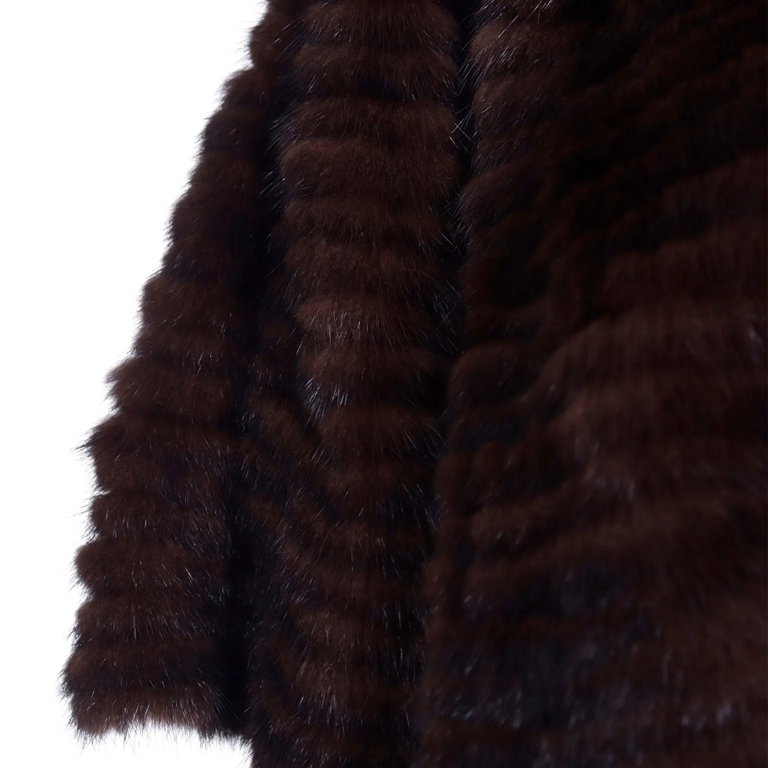 1990s Isaac Mizrahi Fur Capelet With Sleeves