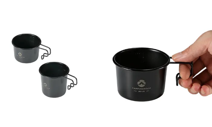 2 Piece Outdoor Stainless Steel 160ml