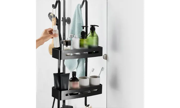 2 Tiers Over The Door Shower Caddy