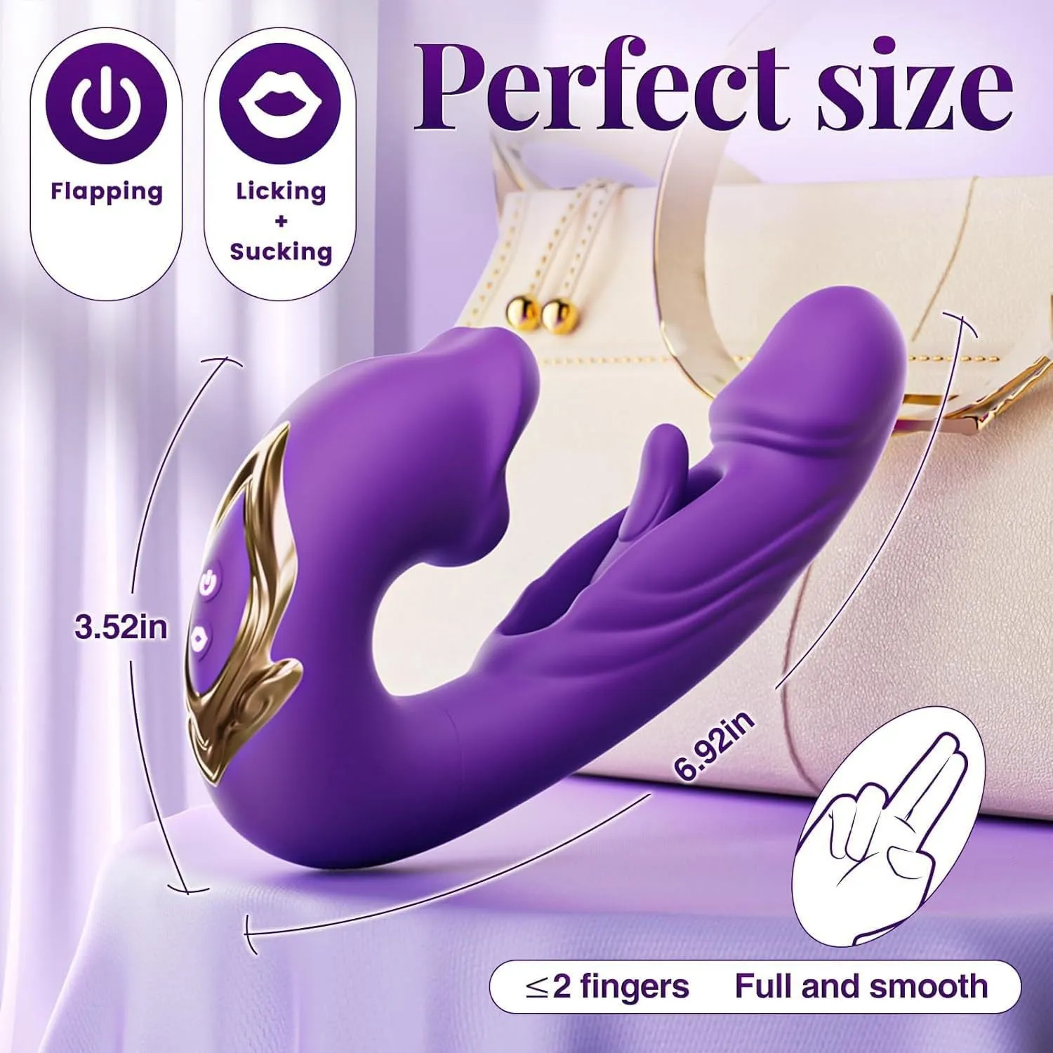 3-in-1 Hollow Stick Vibrator