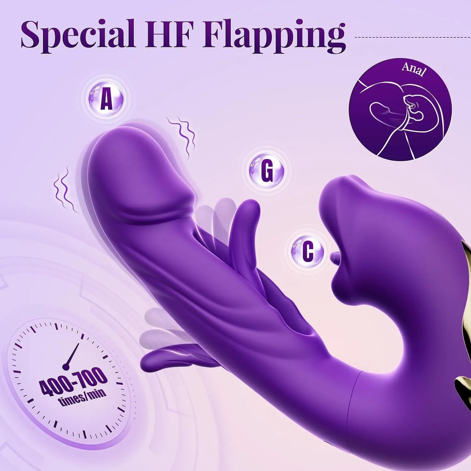 3-in-1 Hollow Stick Vibrator