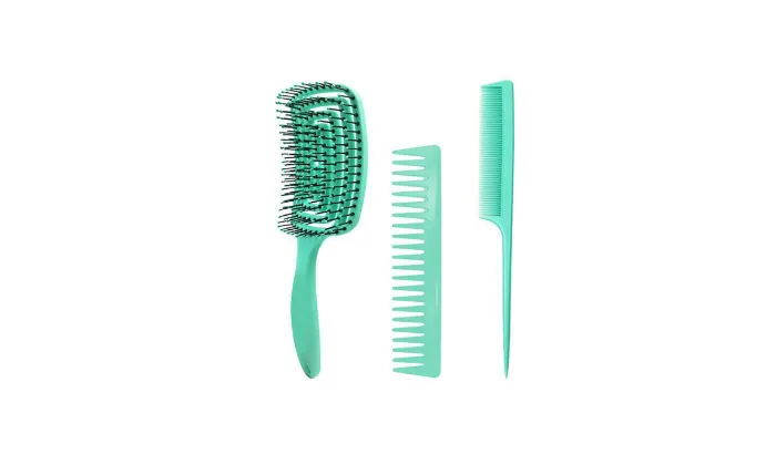 3 Piece Hair Brush Comb Set