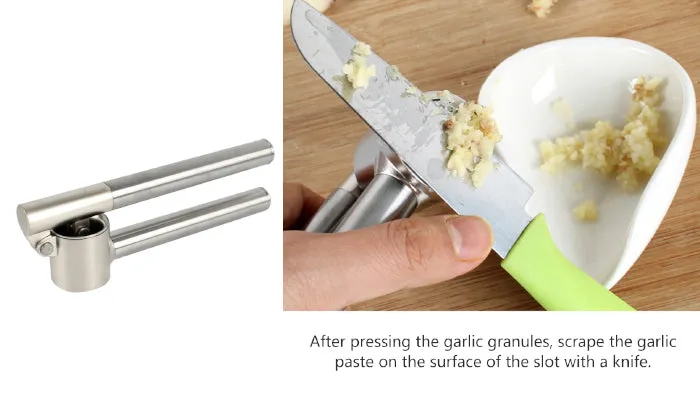 304 Stainless Steel Garlic Press