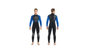 3mm Men Neoprene Wetsuit - Blue