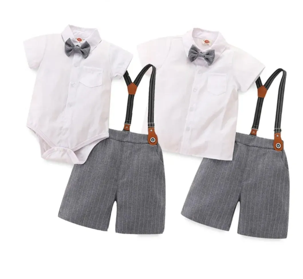 4PSC Gentleman Suit.   (Shirt also available in baby boys with romper) #2000254