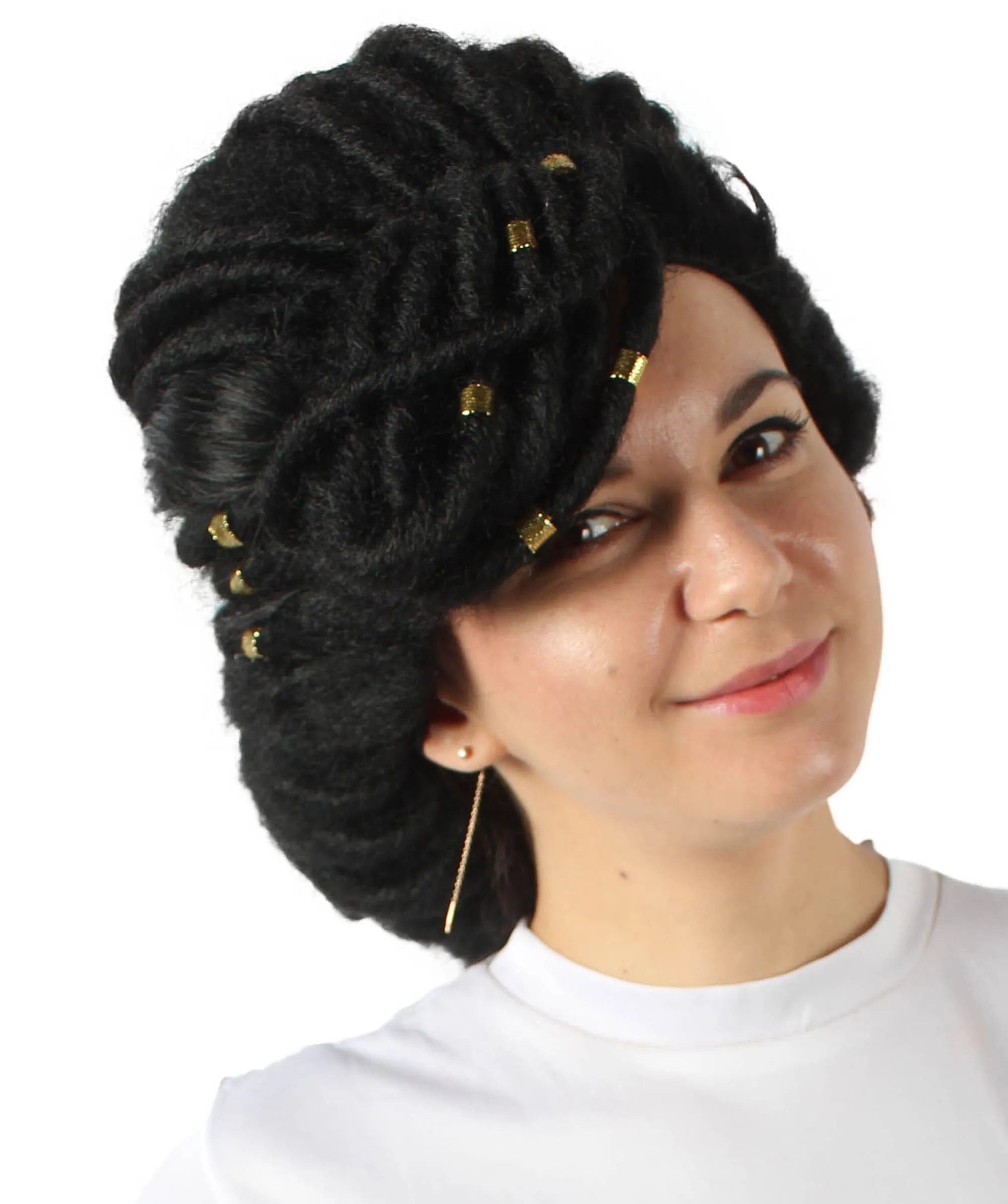 Adult Women’s Online Multiplayer Game Character TV Series Braided Locs Wig | Flame-retardant Synthetic Fiber