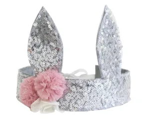 Alimrose Sequin Bunny Crown