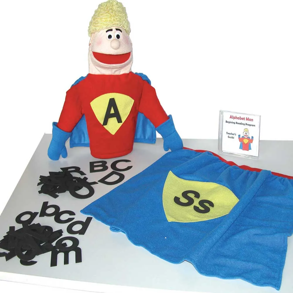 Alphabet Puppet Man