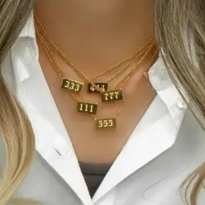 Angel Numbers Necklace