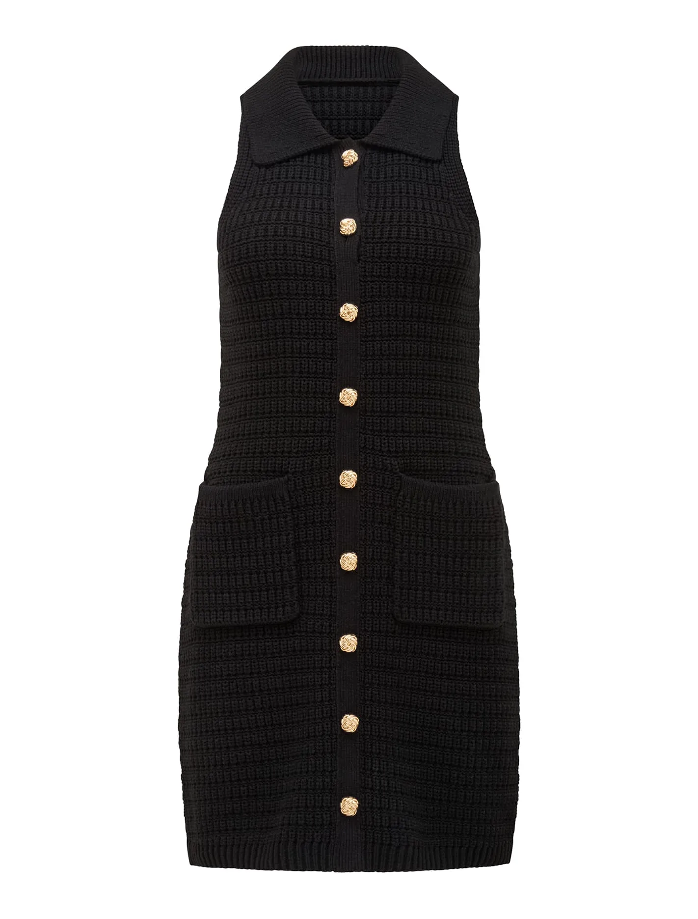 Beck Textured Knit Mini Dress