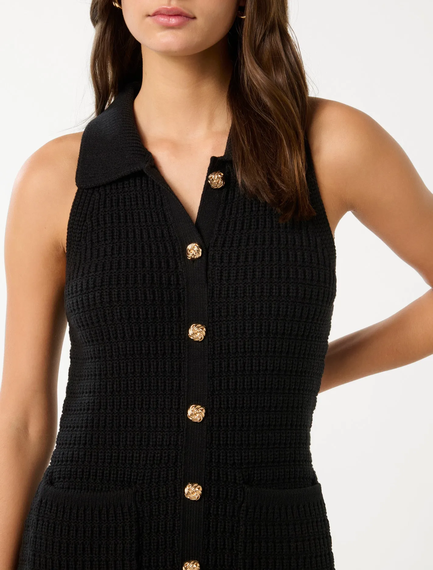 Beck Textured Knit Mini Dress