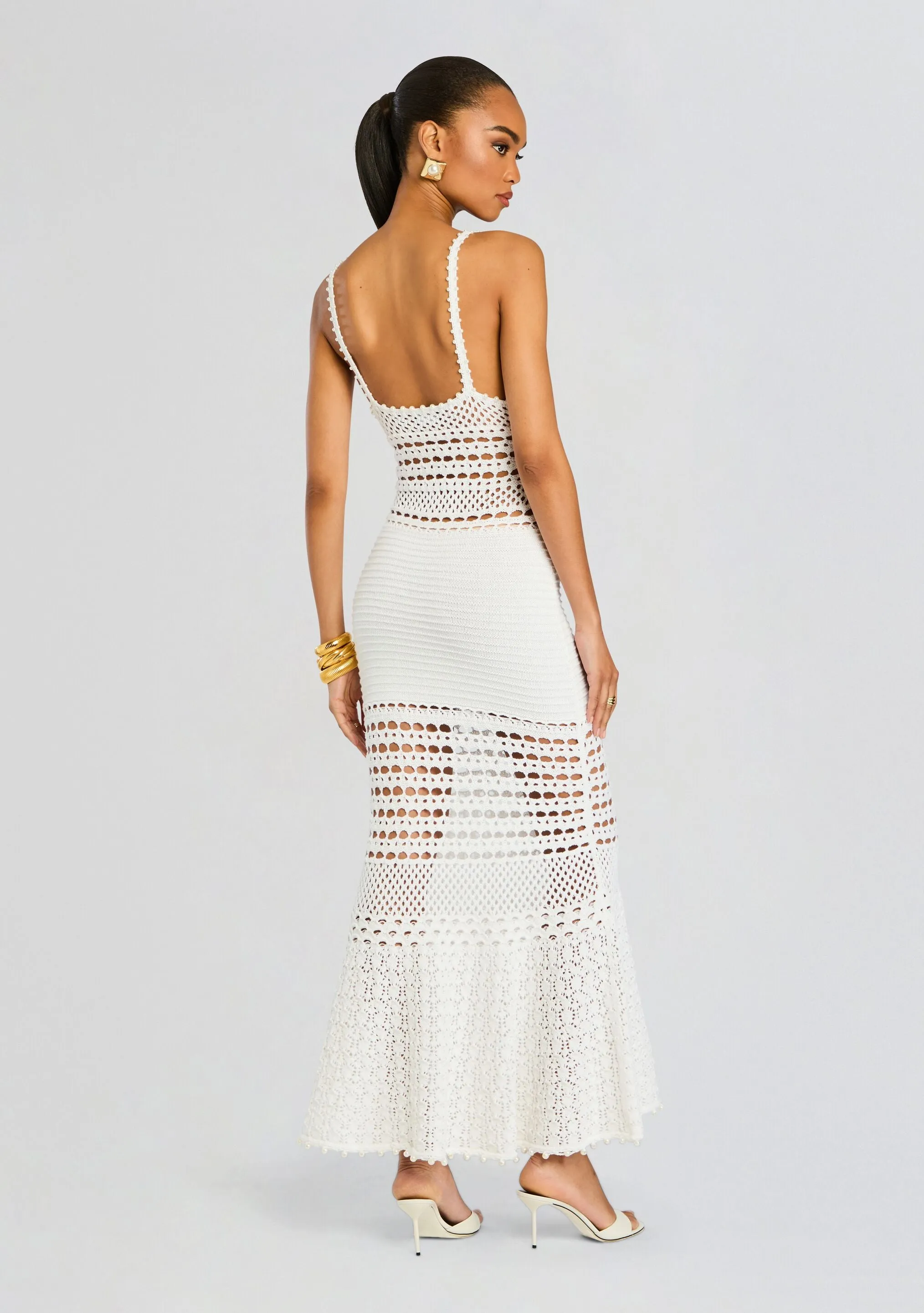 Belize Knit Crochet Dress