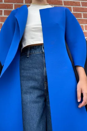 Blue Front Cloud Jacket in Blue/Black