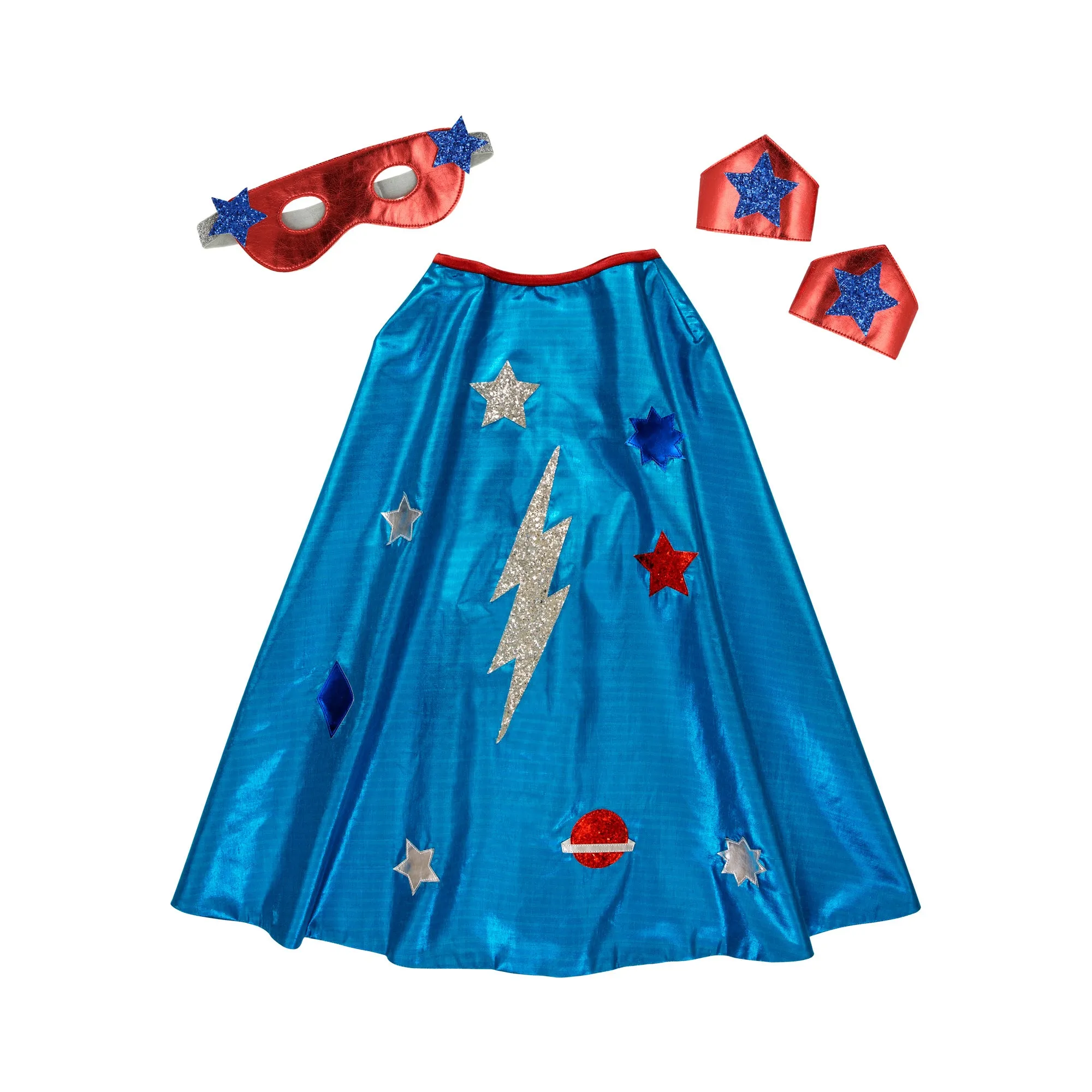 Blue Superhero Dress Up Set