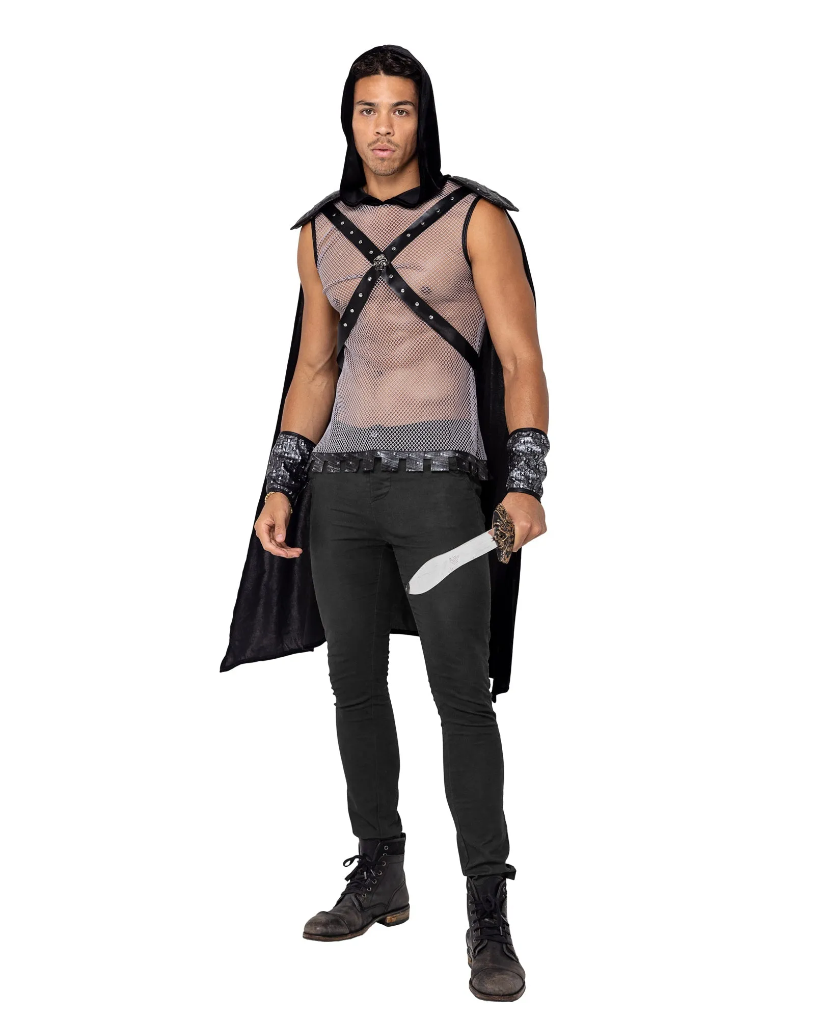 Blue Zone Planet |  3 Piece Men's Dark Realm Warrior Halloween Costume