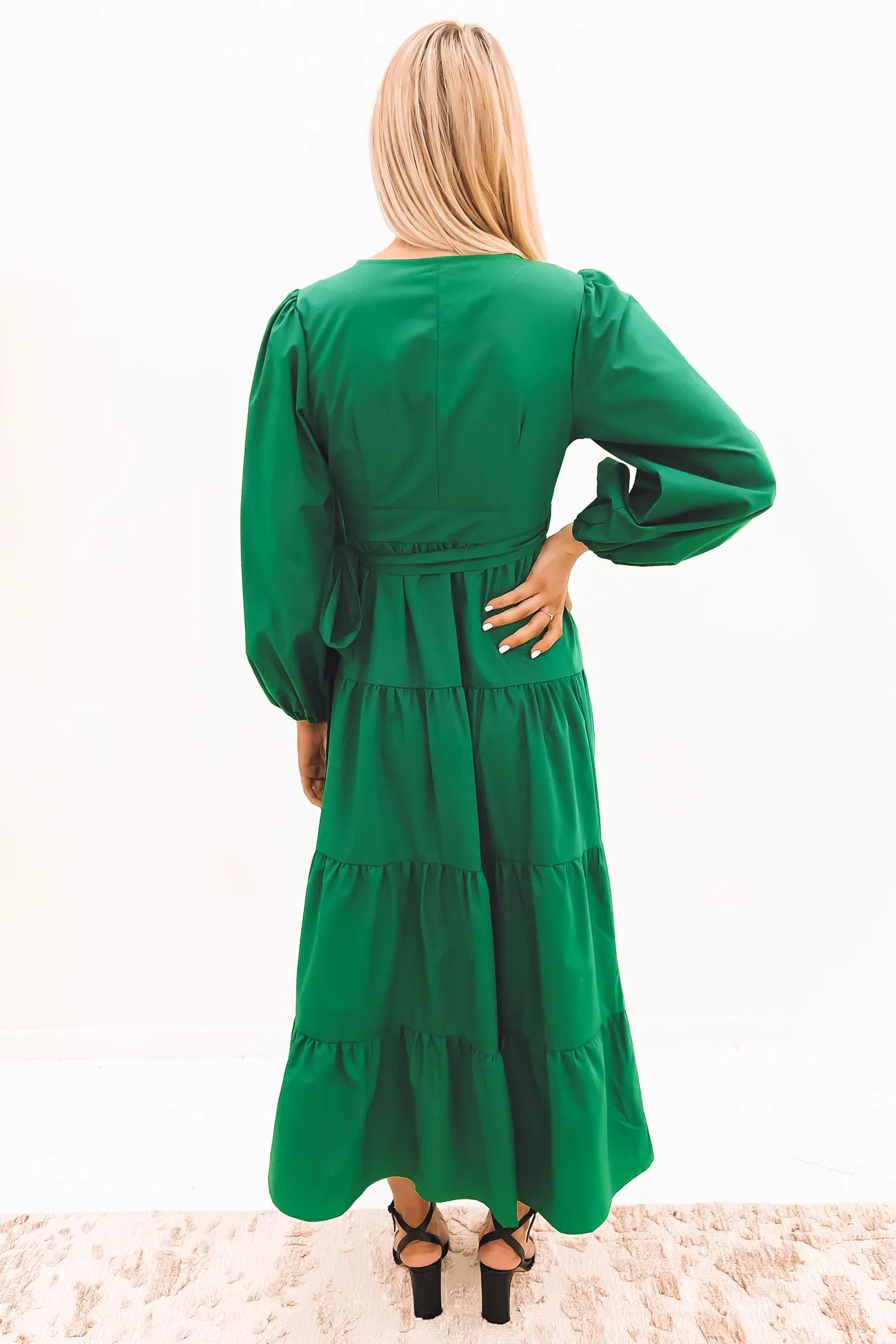 Caillie Maxi Dress Green