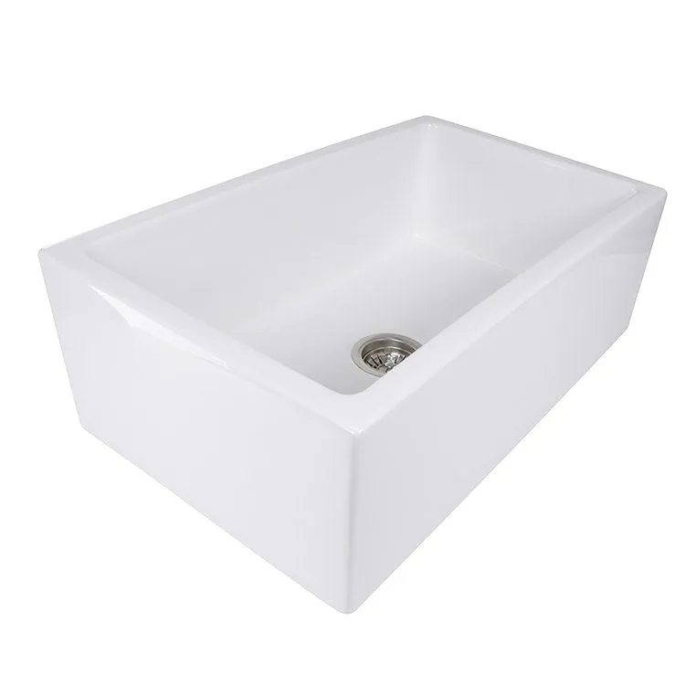 Cape 30" Italian Single Bowl Fireclay Sink