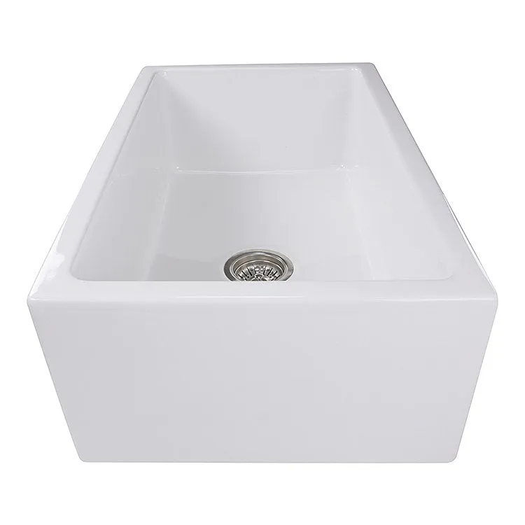 Cape 30" Italian Single Bowl Fireclay Sink