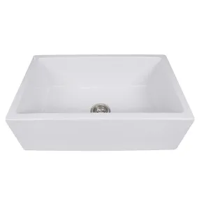 Cape 30" Italian Single Bowl Fireclay Sink