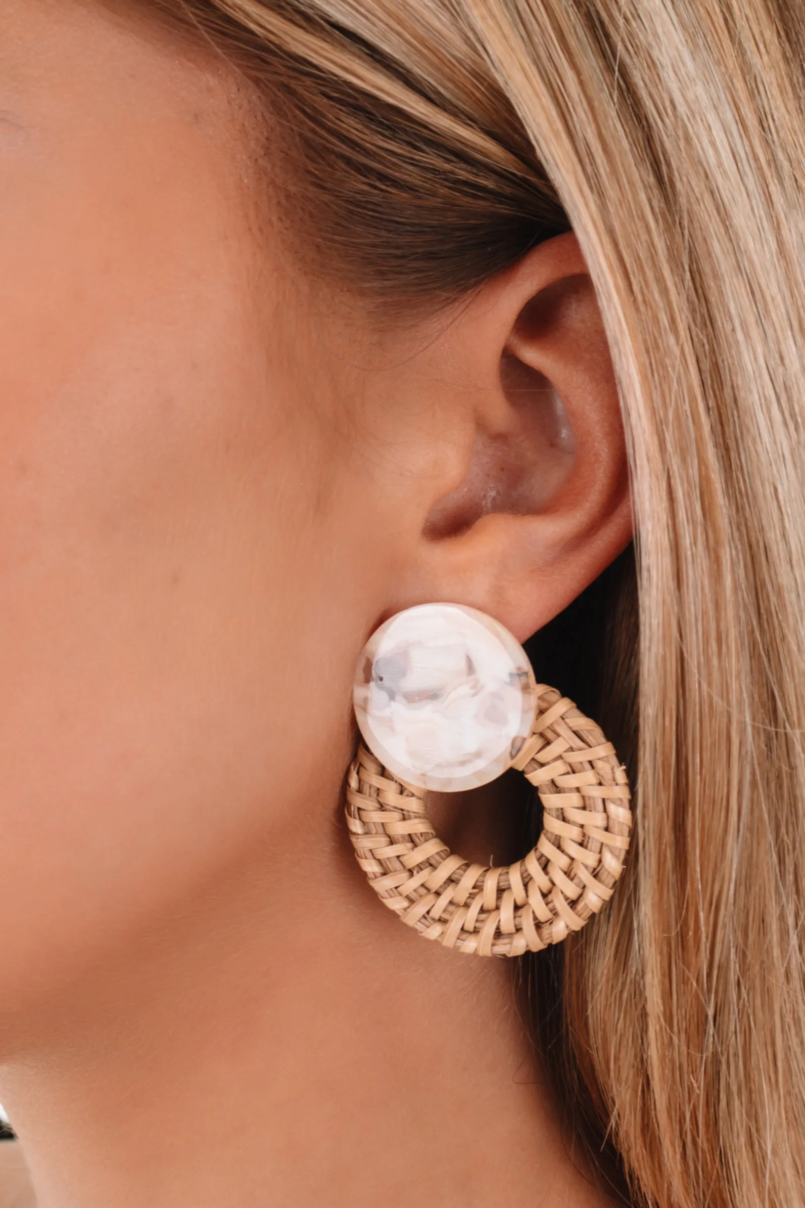 Cape Town Calling Earrings - Off White