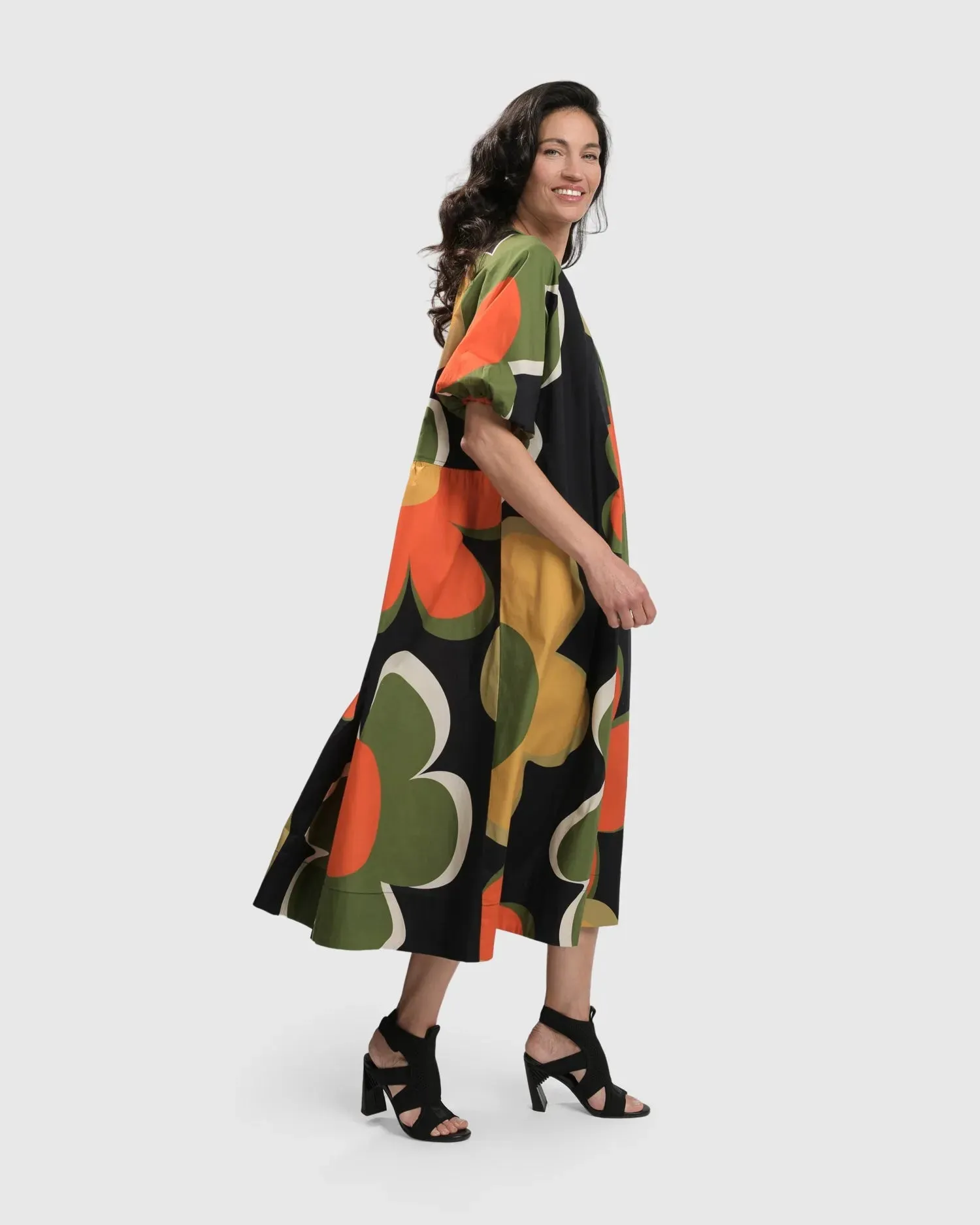 CAROL MUUMUU DRESS, FLORAL