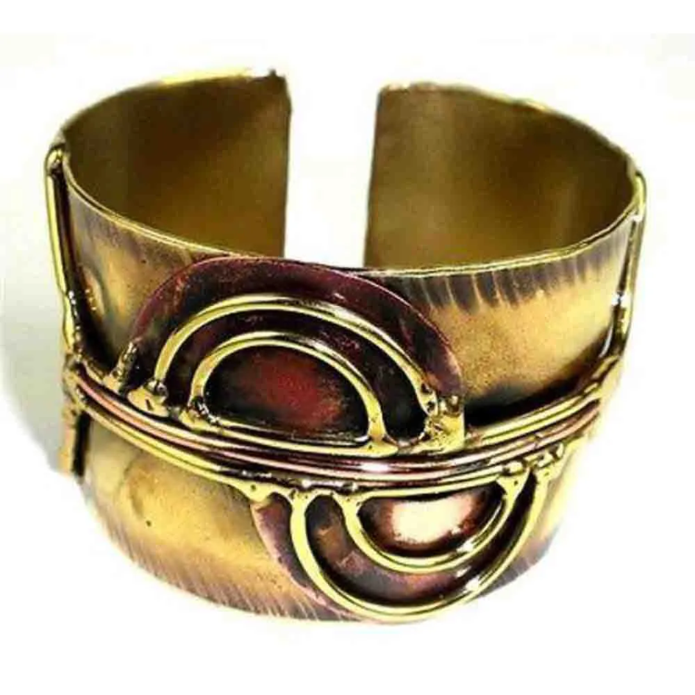 Cello Brass and Copper Cuff Brass Images