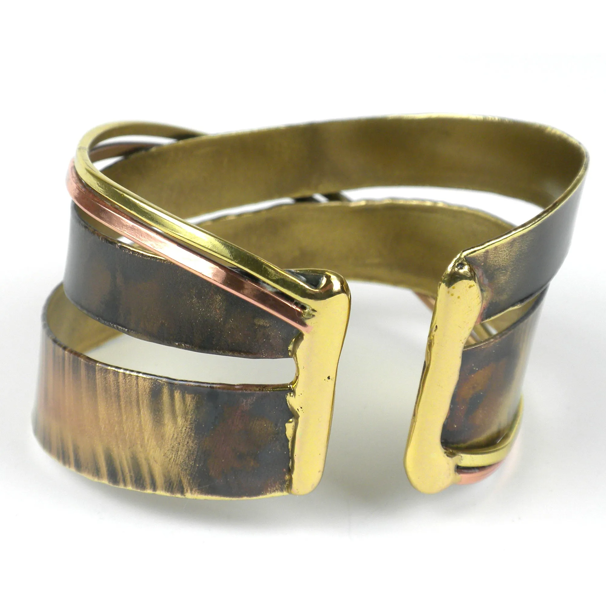 Chance Meeting Cuff Brass Images