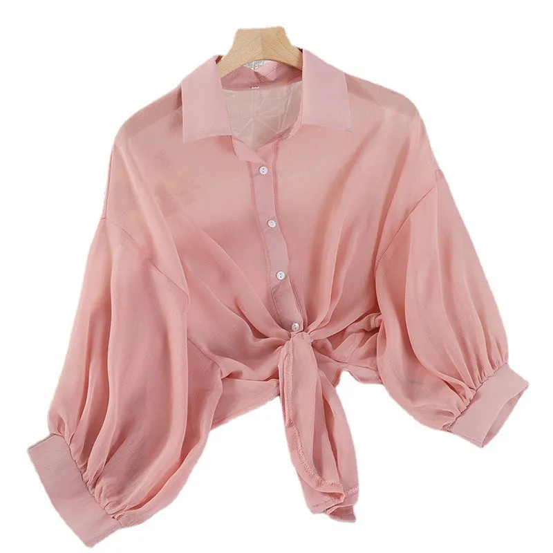 Chiffon Waistcoat Shirt