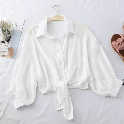 Chiffon Waistcoat Shirt