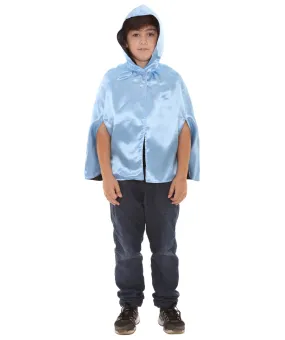 Child's Reversible hooded Short Cape costume | Multiple Color Option Halloween Costumes