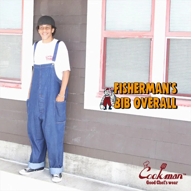 Cookman Fisherman's Bib Overall - Denim : Navy