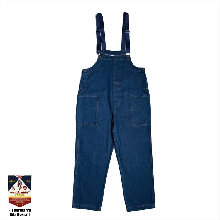 Cookman Fisherman's Bib Overall - Denim : Navy