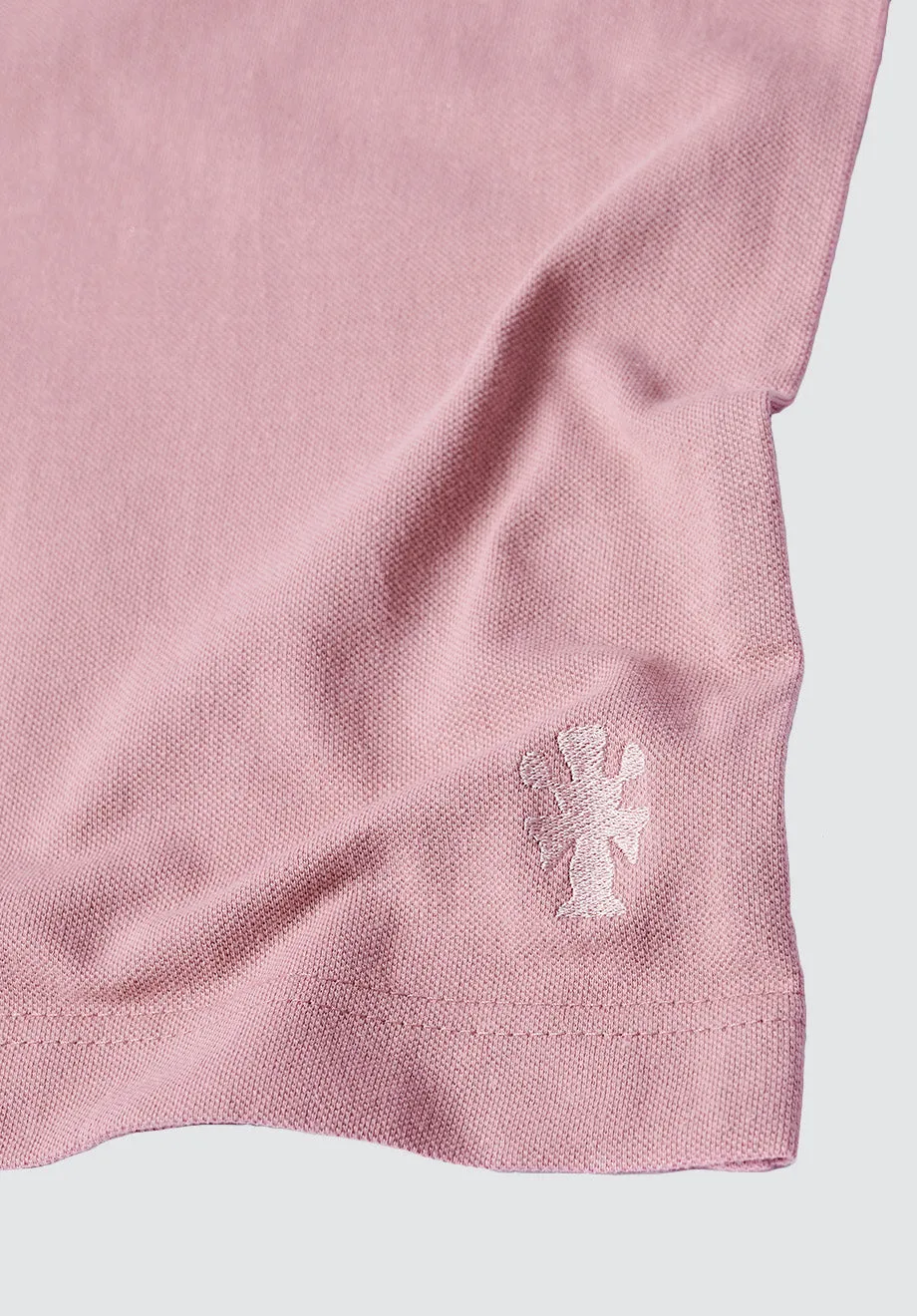 Cotton Pique Tee | Dusty Pink