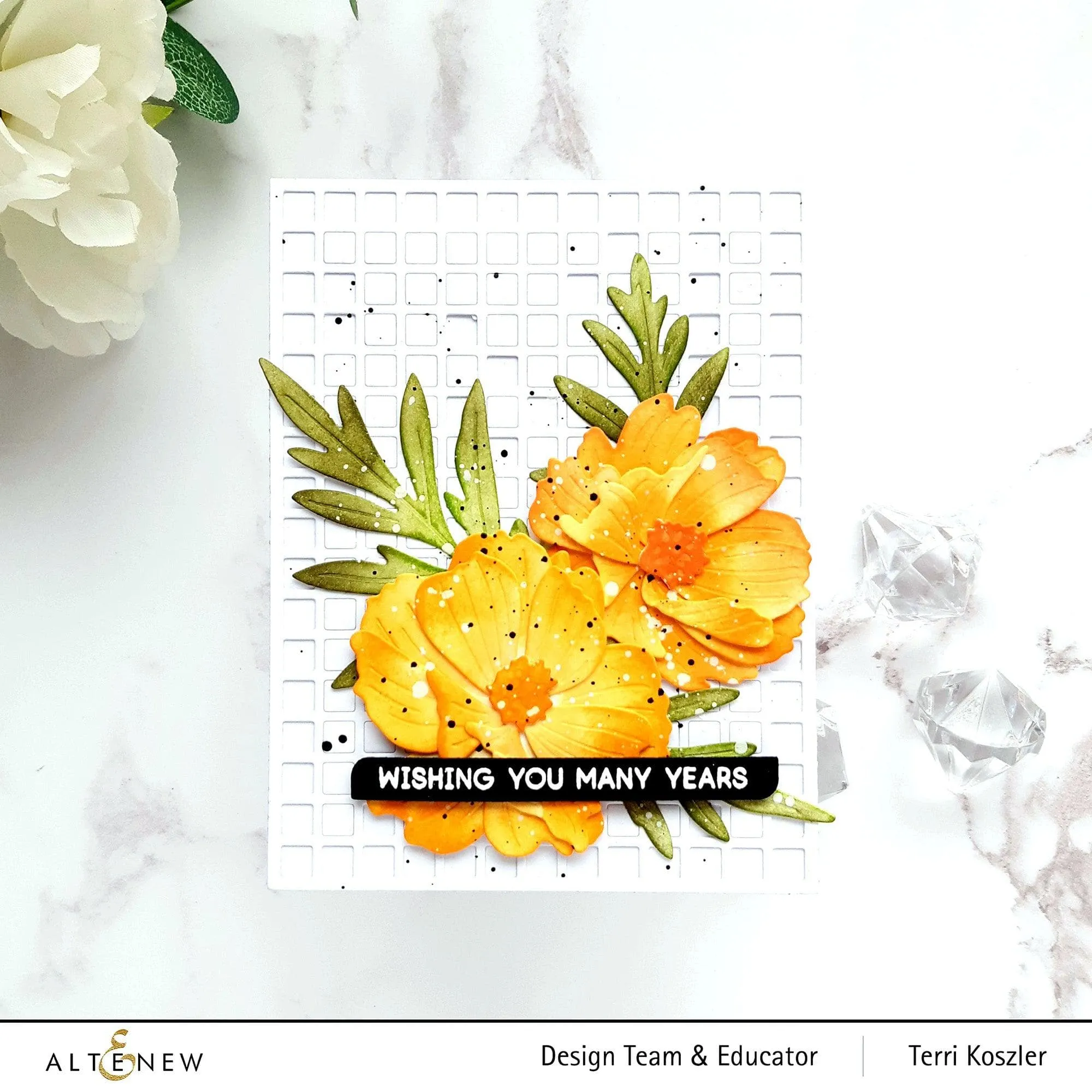 Craft-A-Flower: Sulfur Cosmos Layering Die Set