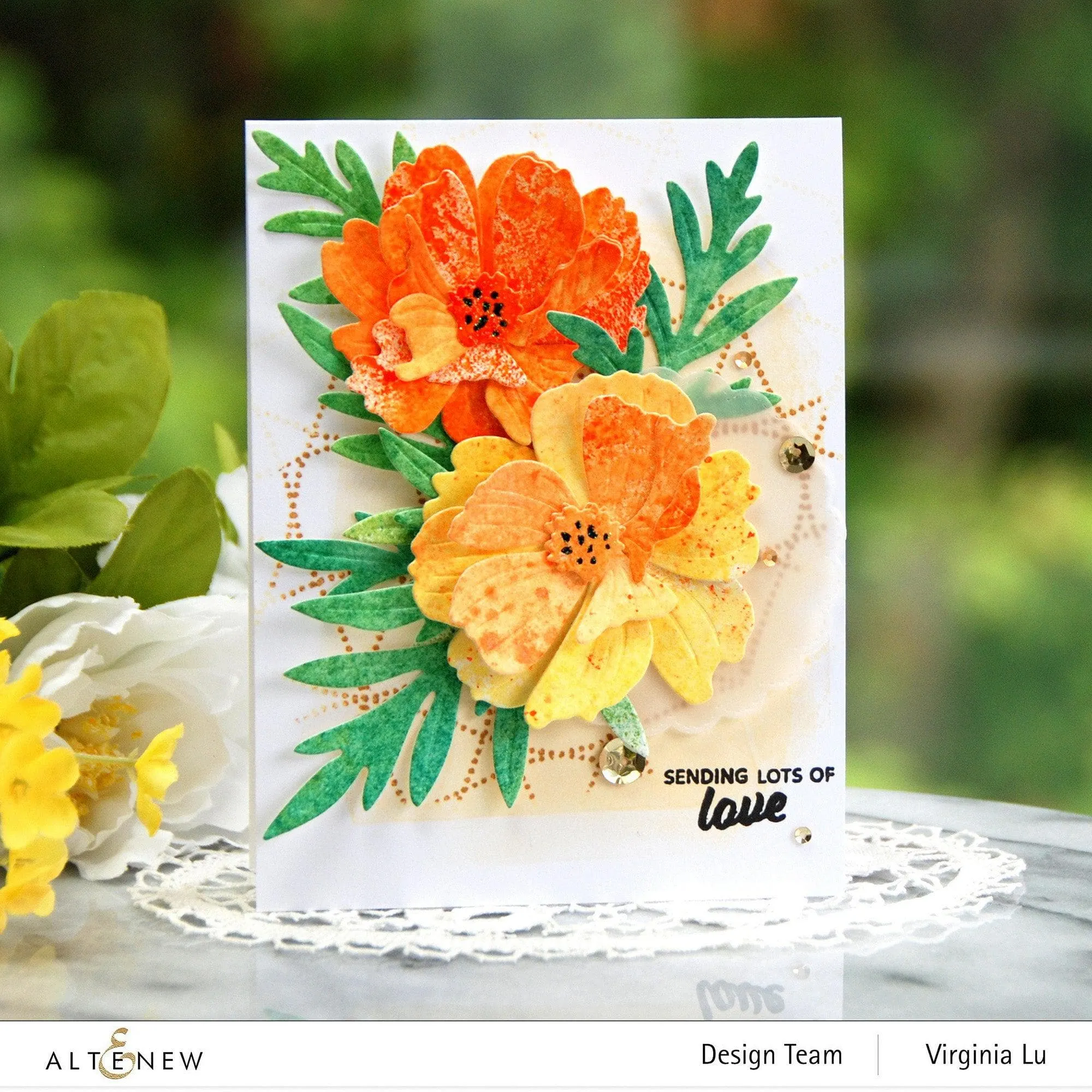 Craft-A-Flower: Sulfur Cosmos Layering Die Set