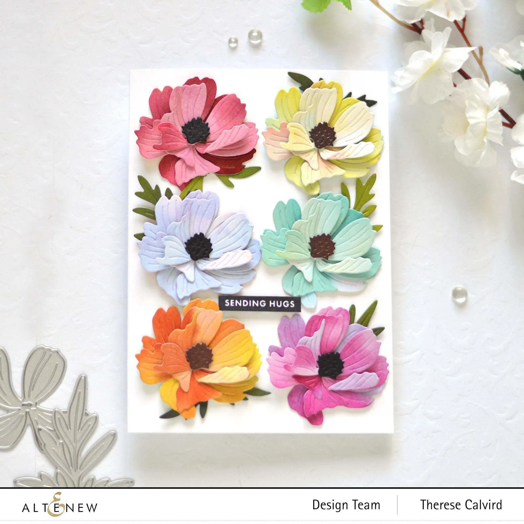 Craft-A-Flower: Sulfur Cosmos Layering Die Set