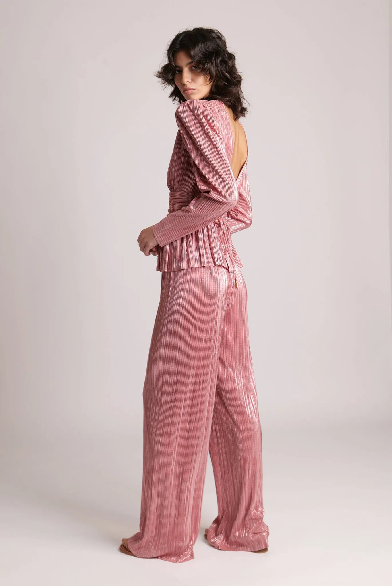 Deco Pleated Pants