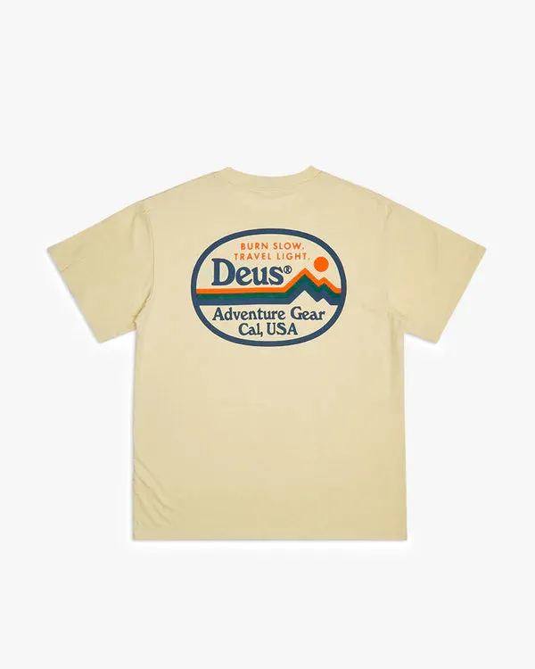 Deus Ex Machina Slow Burn T-Shirt - Bone White