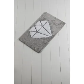 Diamond - Grey  Bath Mat