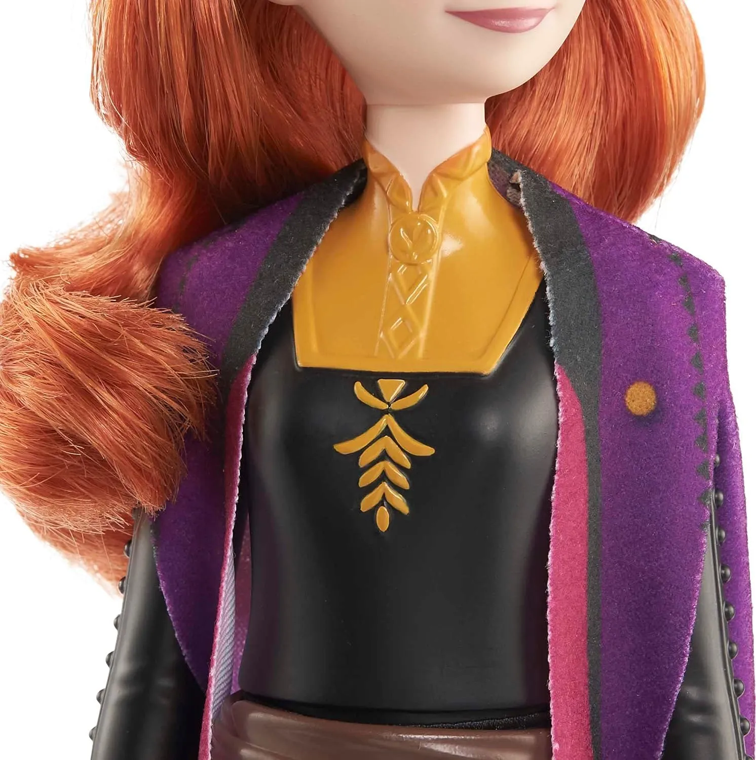 Disney Frozen 2023 Anna Posable Fashion Doll with Signature Clothing and Accessories Inspired Frozen 2 Movie for Ages 3  (HLW50)