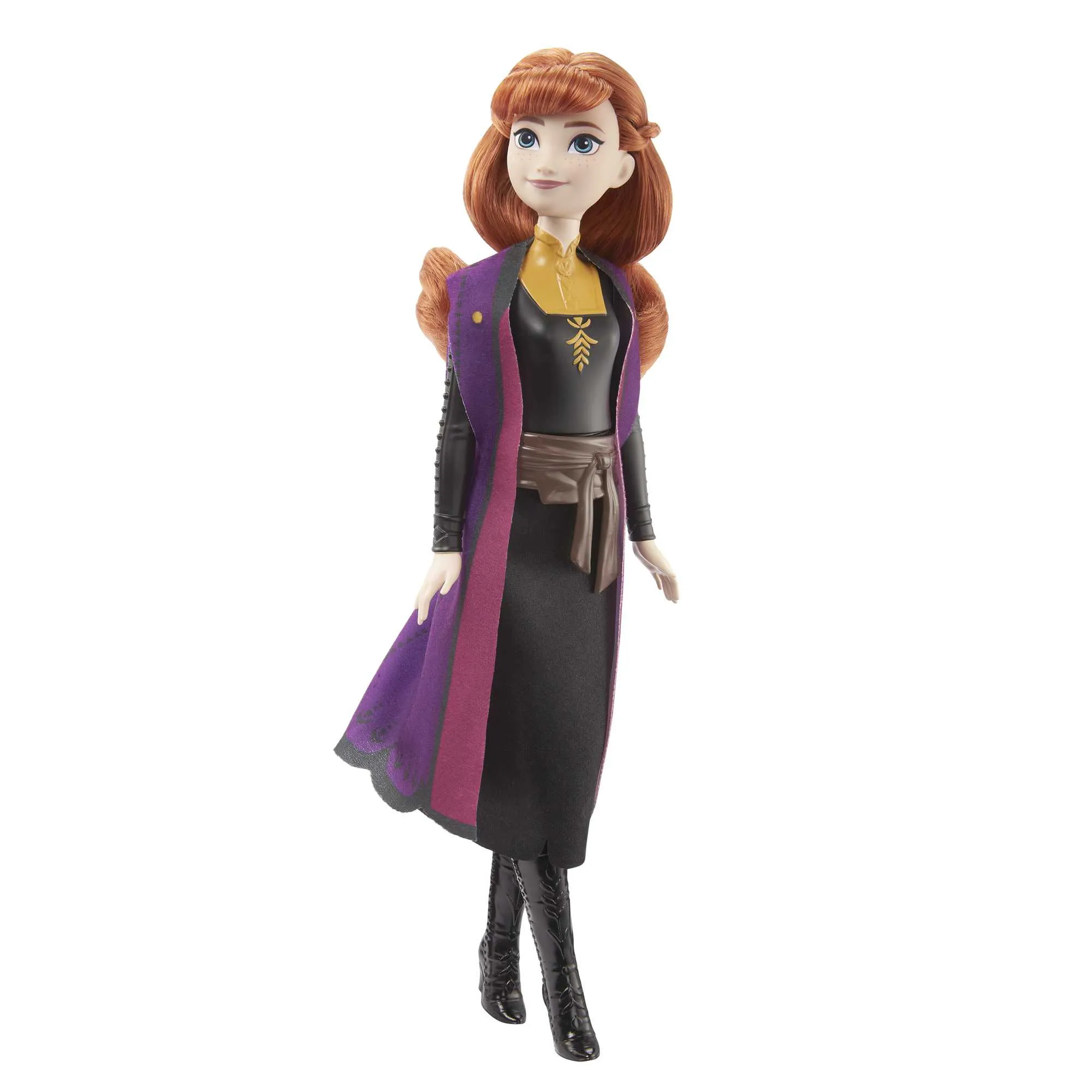 Disney Frozen 2023 Anna Posable Fashion Doll with Signature Clothing and Accessories Inspired Frozen 2 Movie for Ages 3  (HLW50)