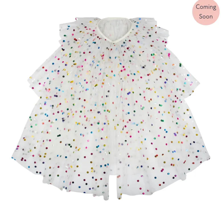 Dotty Collared Cape - Meri Meri