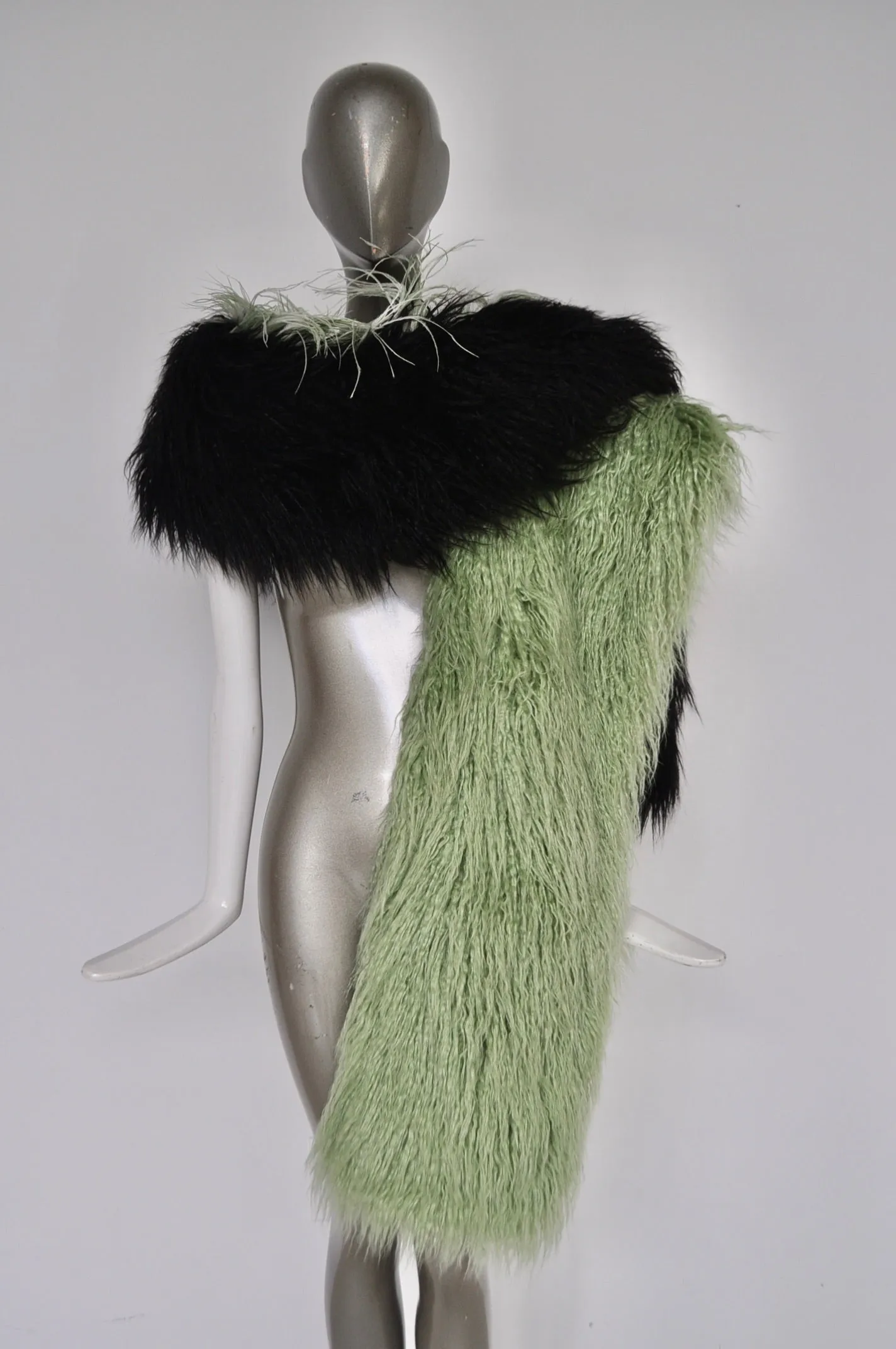 Dries van Noten fur stole from  2000