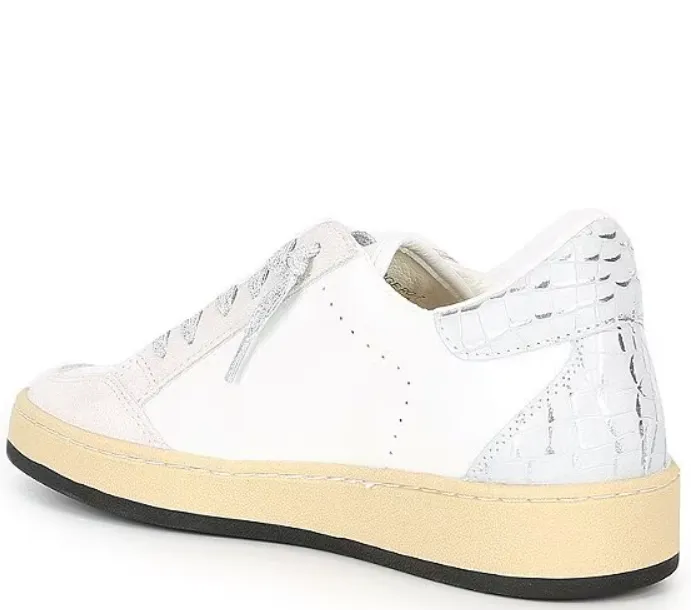 Eldredge Silver Croc Sneakers