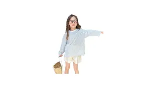 Elmo Beibei Zhongda Girls' Trendy Summer Long-Sleeved T-Shirt