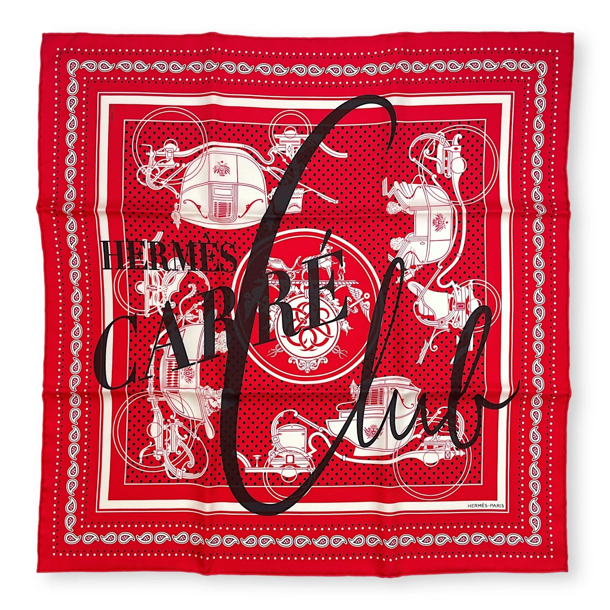 Ex Libris Scarf 55 Rouge/Blanc/Noir Scarf in