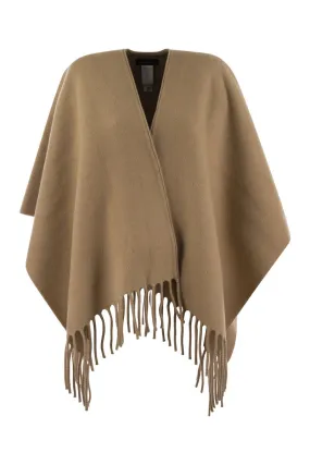 FABIANA FILIPPI Chic Wool Fringed Cape