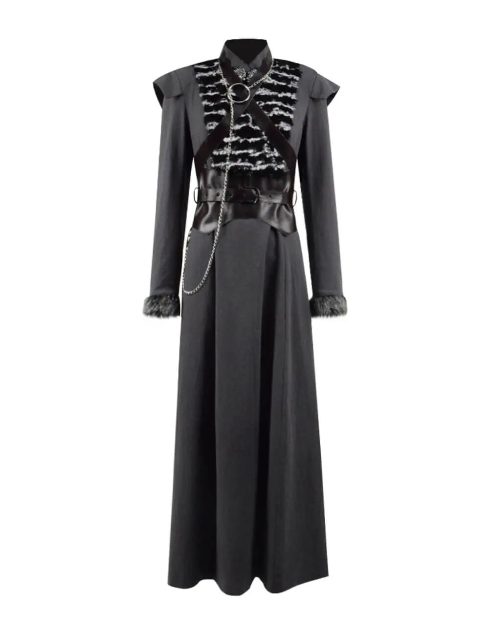 Game of Thrones Sansa Stark Dress Cape Clock Cospaly Costume Ideas For Sale